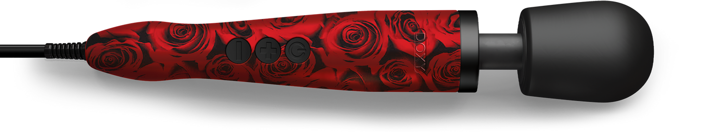 The rose Doxy Full Size Original Wand Vibrator.