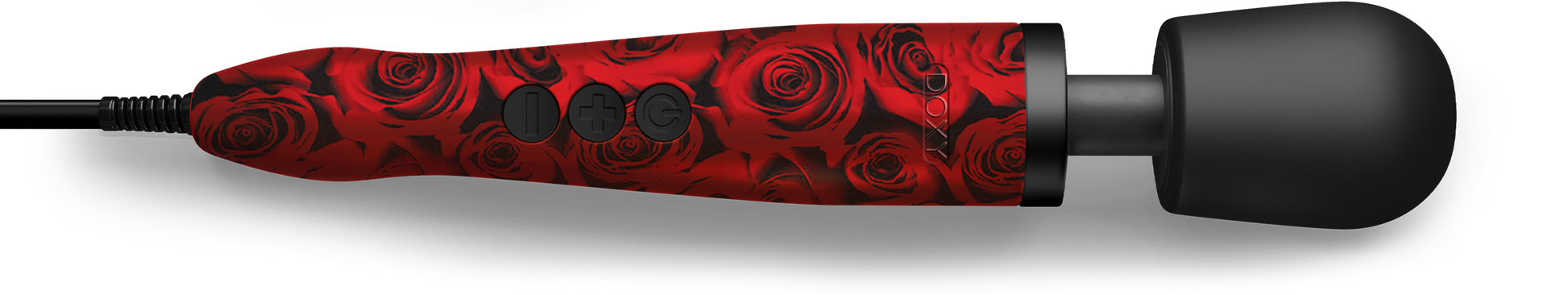 The rose Doxy Full Size Original Wand Vibrator.