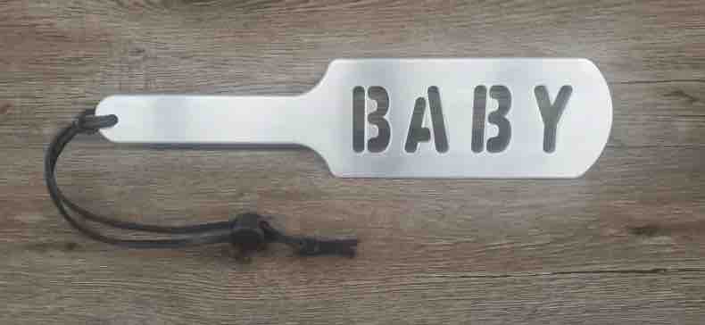 Naked Aluminum BABY Cutout Paddle.