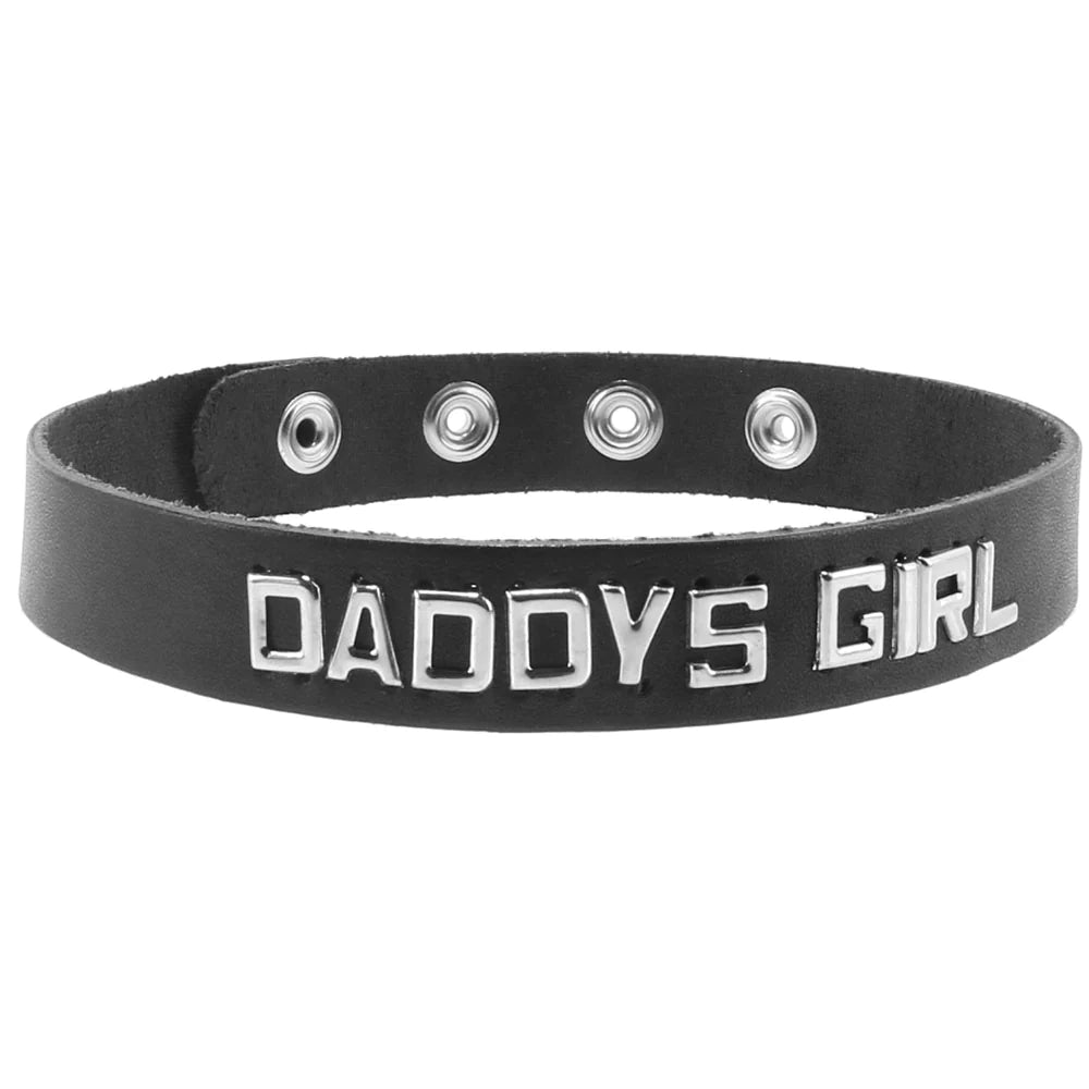 The Daddy's Girl Word Collar.