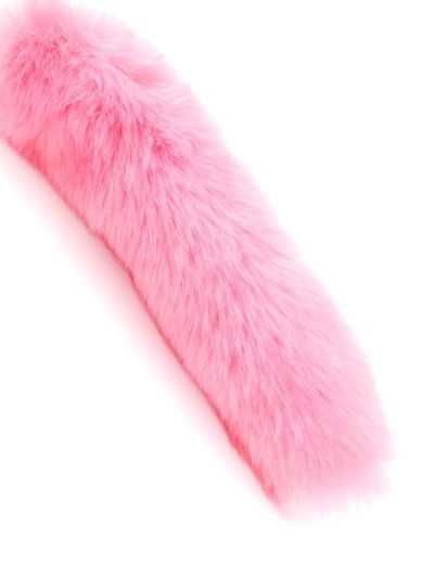 Baby pink faux tail with clip.