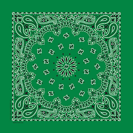 The kelly green handkerchief.