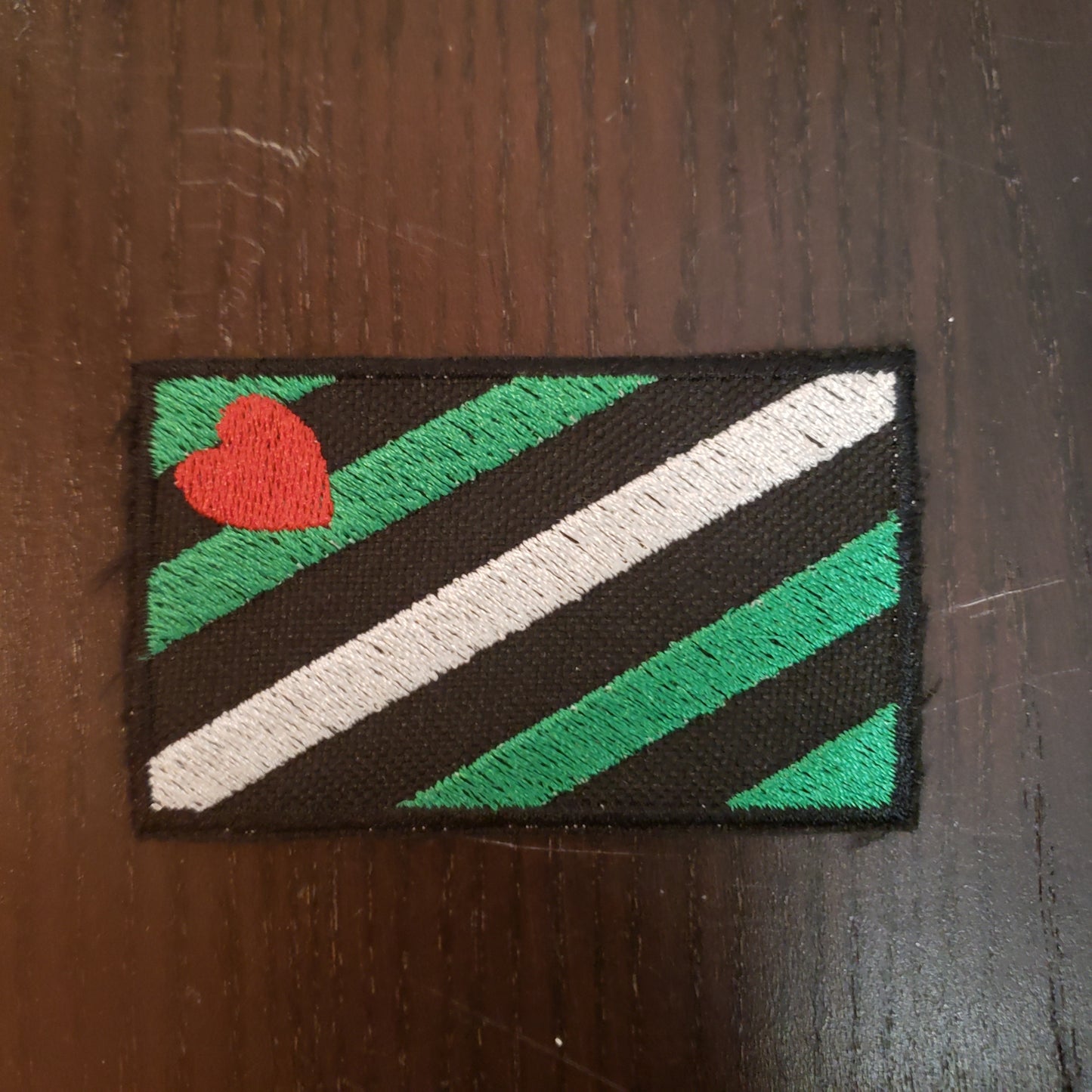 The Leather Boy Leather Bar Lapel Patch.