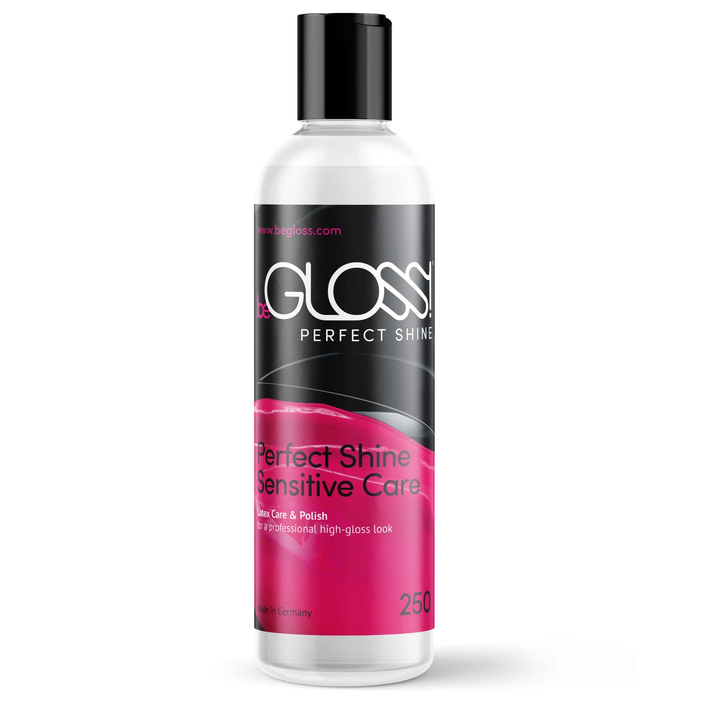 beGLOSS Perfect Shine, 250ml bottle.