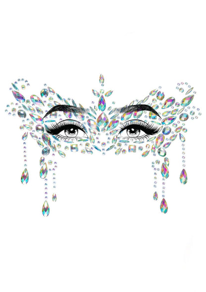 The clear Masquerade Adhesive Face Jewels.