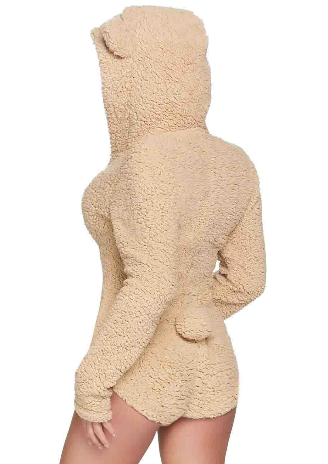 The back of the Cuddle Teddy Onesie.