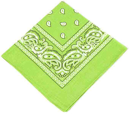 The lime green handkerchief.