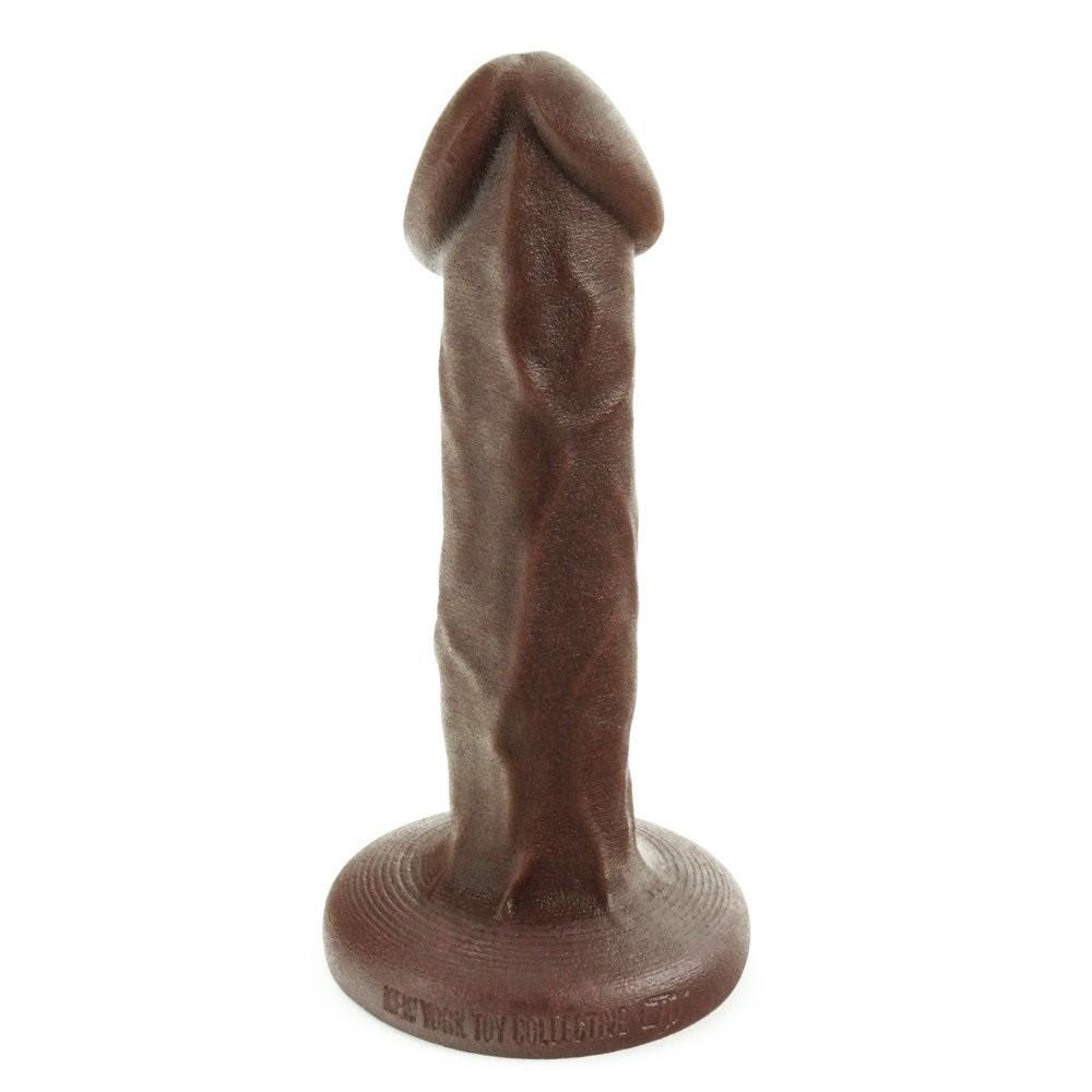 The chocolate Shilo Pack N Play Dildo.