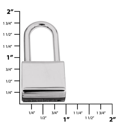 A diagram showing the size of the Padlock With Side Keyway.