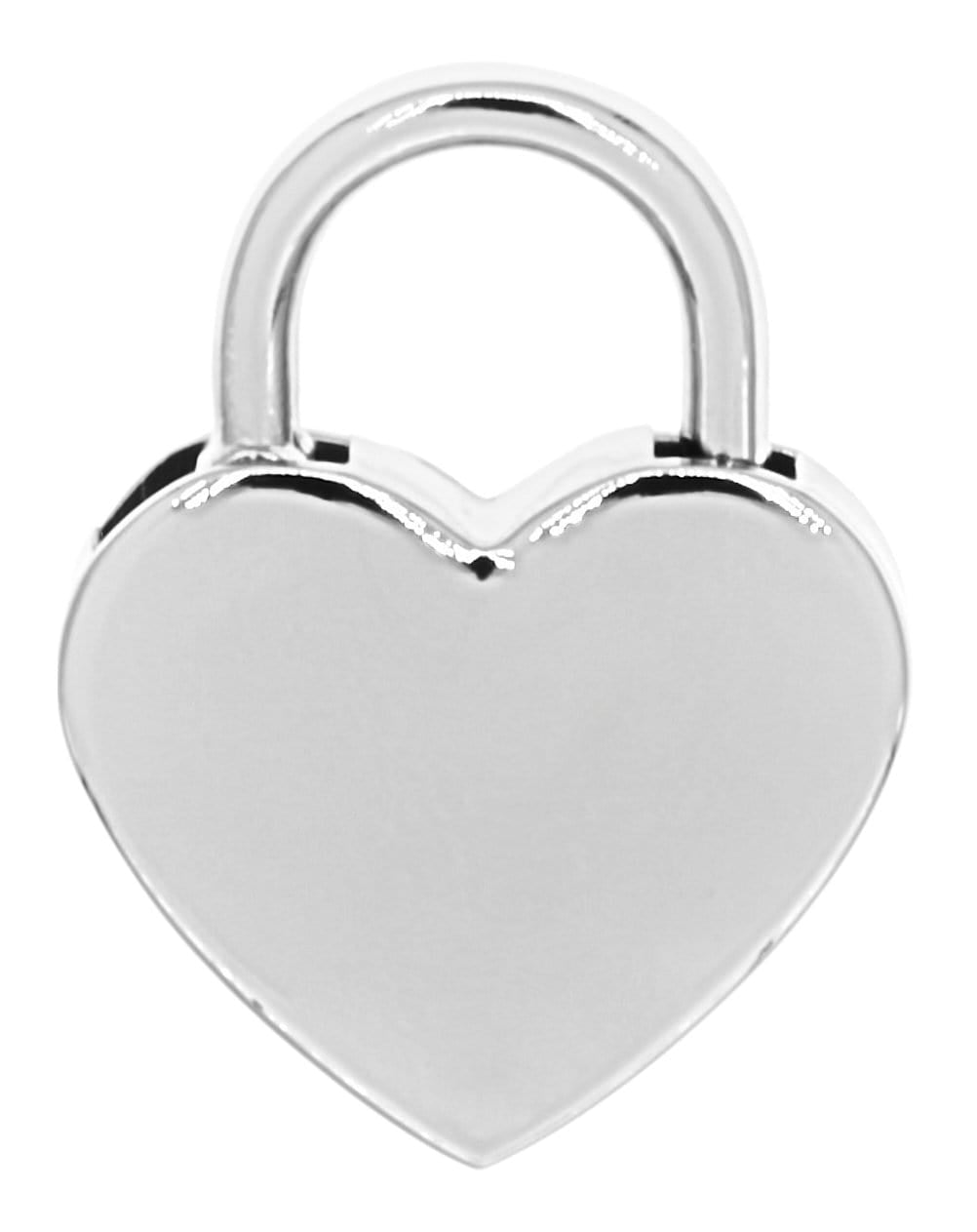 The back of the nickel large heart lock.