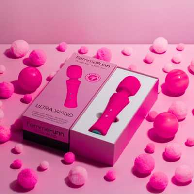 The packaging for the Femme Funn Ultra Wand.