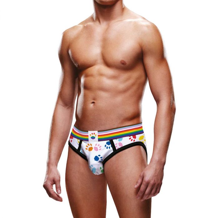 Prowler Pride Paw Print Briefs Front