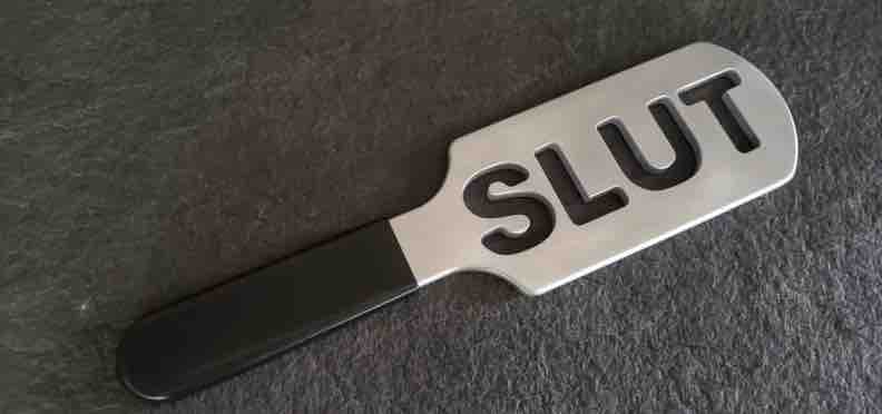 Naked Aluminum SLUT Cutout Paddle.