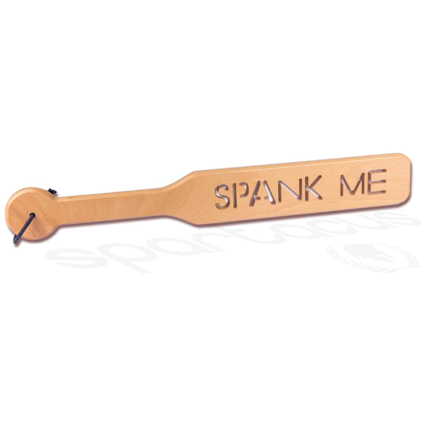 The Spank Me Wood Impression Paddle.
