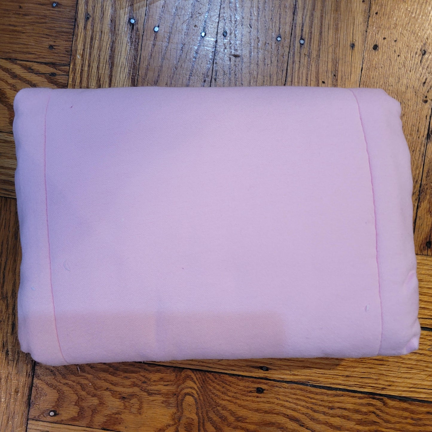 Pink Adult Flat Prefold Diaper.